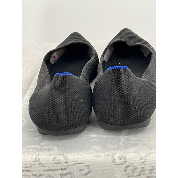 Rothys Womens Black Pointed-Toe Knit Flats Size 8M No insole - Picture 6 of 7